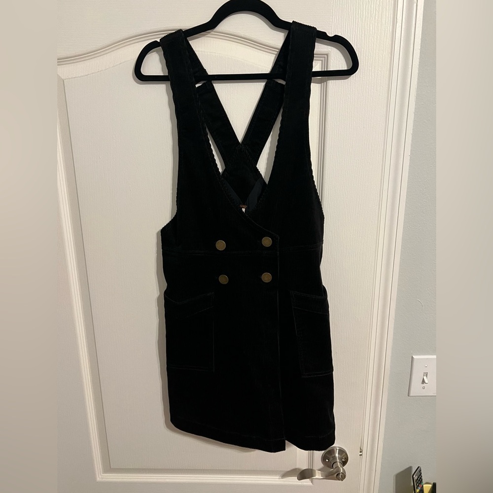 Free People Corduroy Overall Dress Size 10
